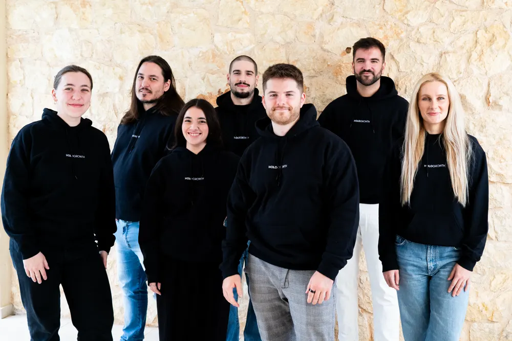 The HoloGrowth team at the annual meetup in Greece